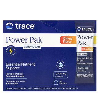 Электоролиты со вкусом цитрусовых, Trace, Power Pak, 30 стик-пакетов по 6,1 г  TMR-00555 фото