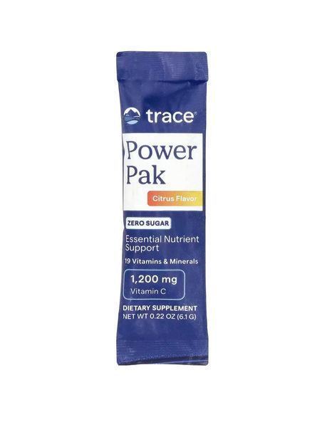 Електроліти зі смаком цитрусових, Trace, Power Pak, 30 стік-пакетиків по 6,1 г TMR-00555 фото
