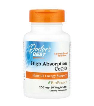 Коэнзим Q10 200 мг с BioPerine&reg; Doctor's Best, 60 вегетарианских капсул DRB-00111 фото