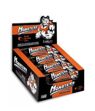 Протеїнові батончики Strong Max &laquo;Курага&raquo; Monsters, 80g x 20шт 100-32-7586828-20 фото