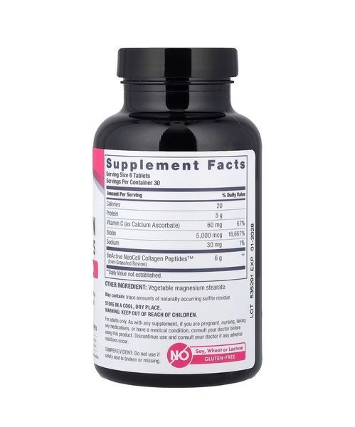 NeoCell, Super Collagen, коллаген с витамином C и биотином, 180 таблеток NEL-13260 фото