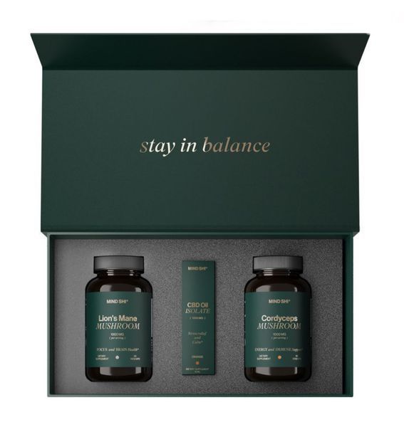 MIND SHI Mushroom+CBD Oil Premium Box, Гриби+CBD преміум бокс 2023-10-6131 фото