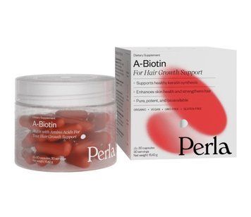 Perla Helsa, A-Biotin, Биотин 10000 мг + Аминокислоты, 30 капсул PHC-00005 фото
