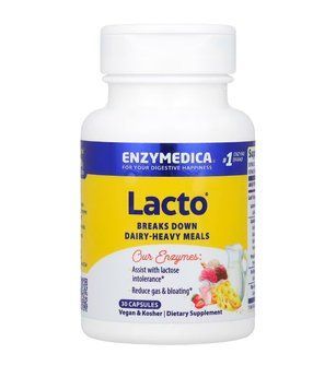 Enzymedica, Lacto&reg;, добавка для переваривание молочных продуктов, 30 капсул ENZ-24120 фото